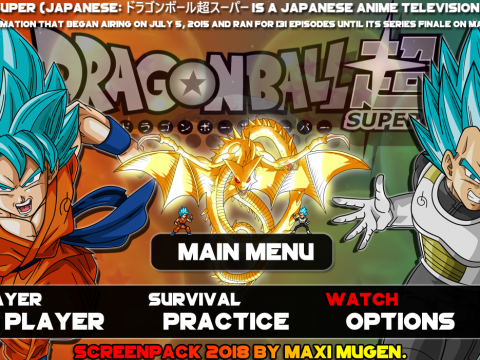 Dragon Ball Mugen super sagas by Maxi Mugen