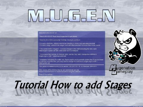 Tutorial how to add stages