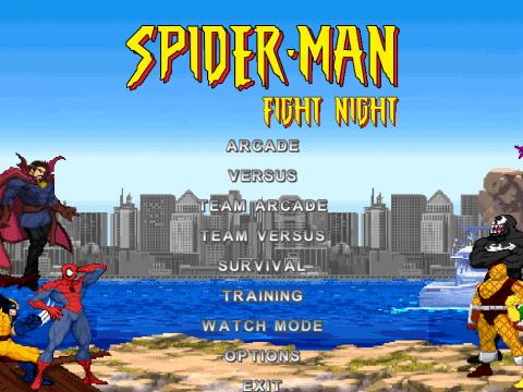 Spiderman_Fight_Night_mugen_Game