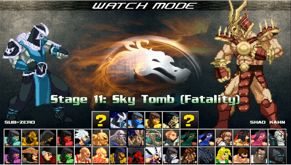 mortal kombat 2 mugen characters